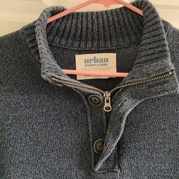 Large urban pipeline men’s sweater - Picture 2 of 2